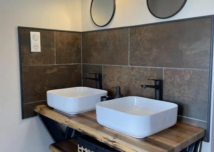 Contemporain Chaleureux Pour 4 Avec Piscine Partagee - Fr-1-489-444 * Louchy-Montfand